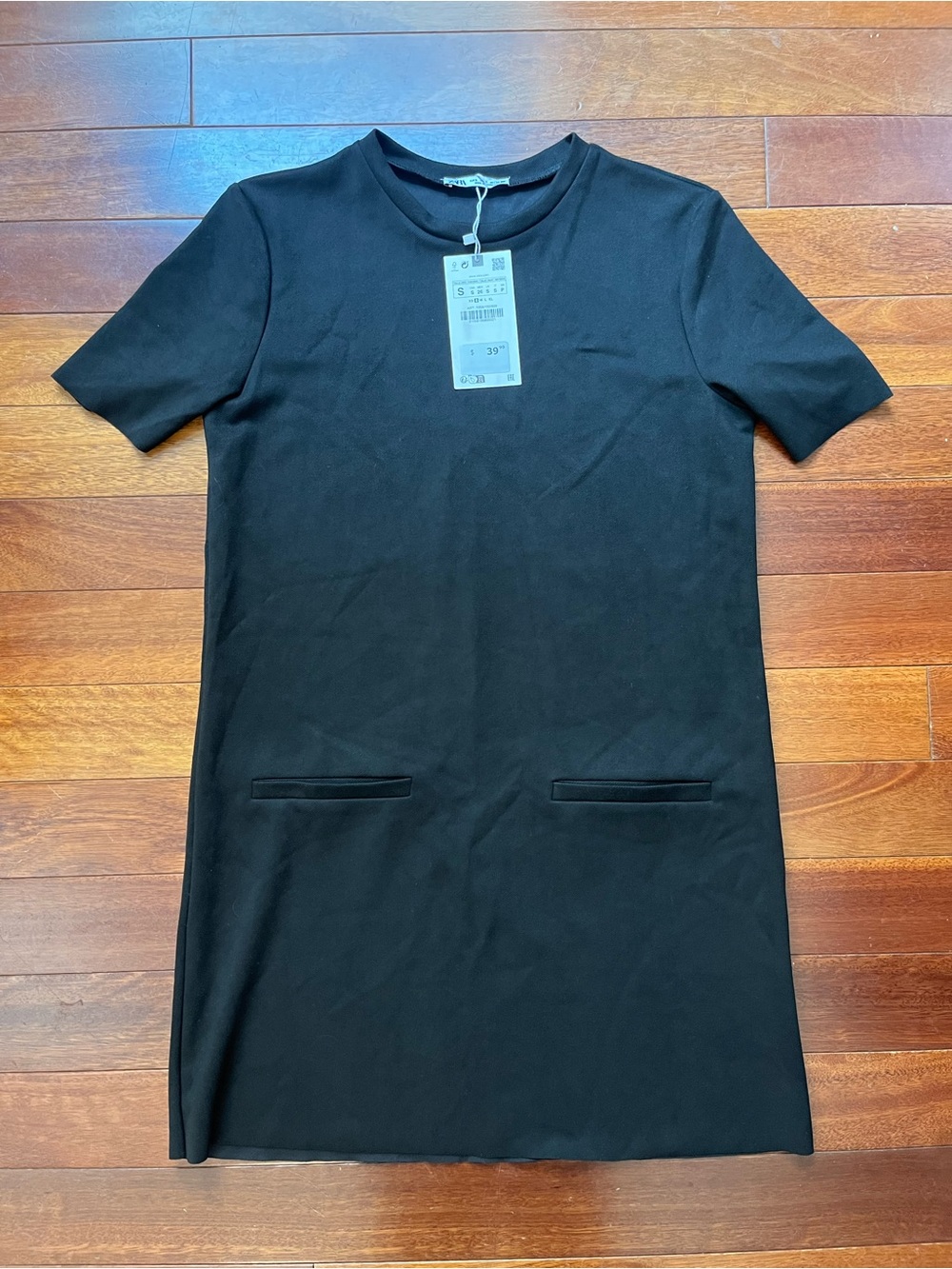 Zara Black Mini Dress NWT Small